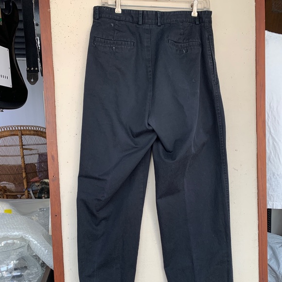 MENS PERRY ELLIS BLACK DRESS/CHINO PANTS - Picture 3 of 7